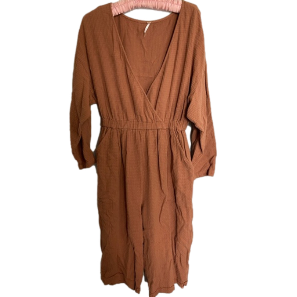 Free People Simply The Best One Piece Peach Bark size M